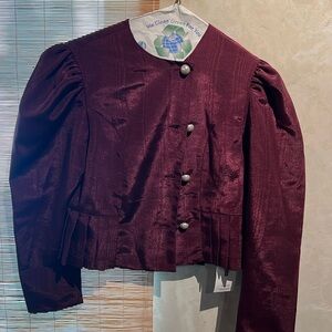 Batsheva Red Jacket Size 2